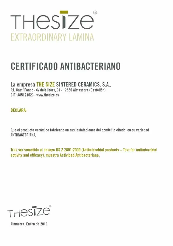 Certificado Neolith 2