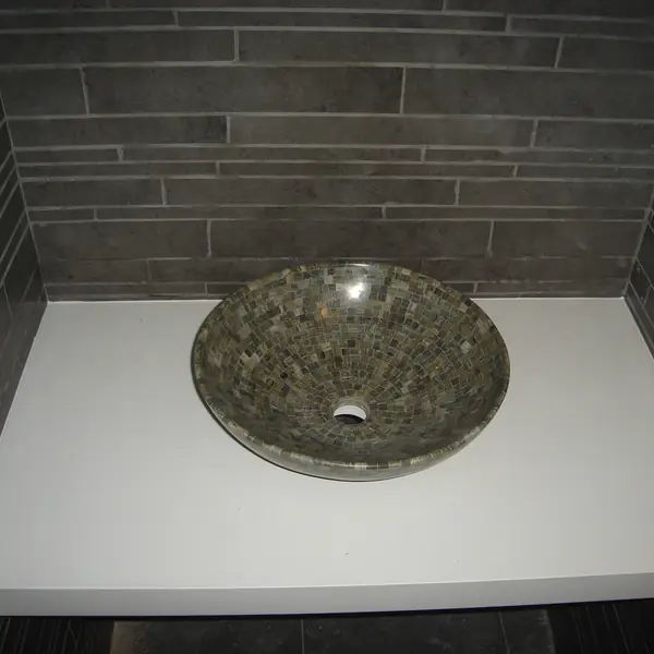 Encimera con lavabo integrado